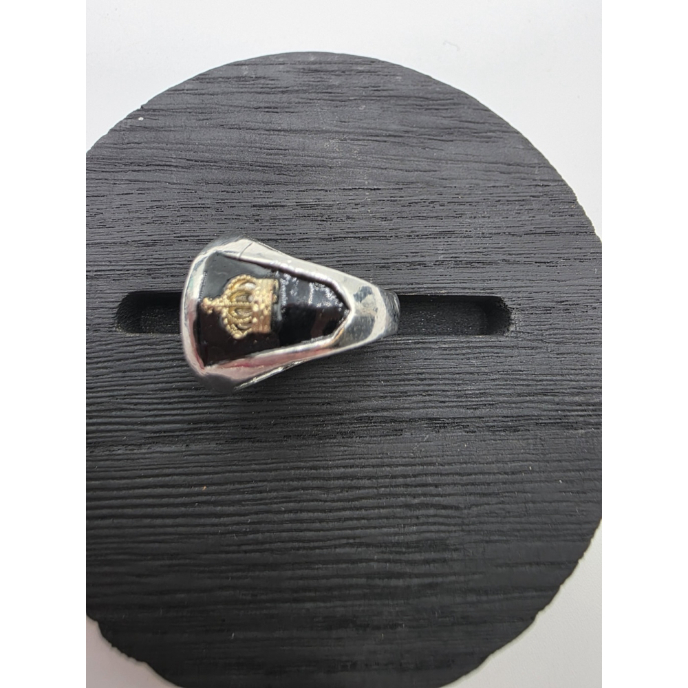 Vintage Polish Eagle Signet Ring – Heraldic Patriotic Men’s Size 8 - Picture 7 of 11